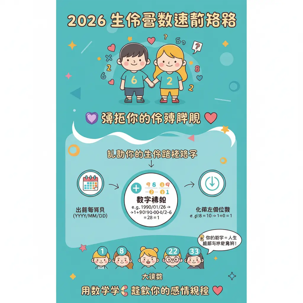 生命靈數配對 - 生命靈數