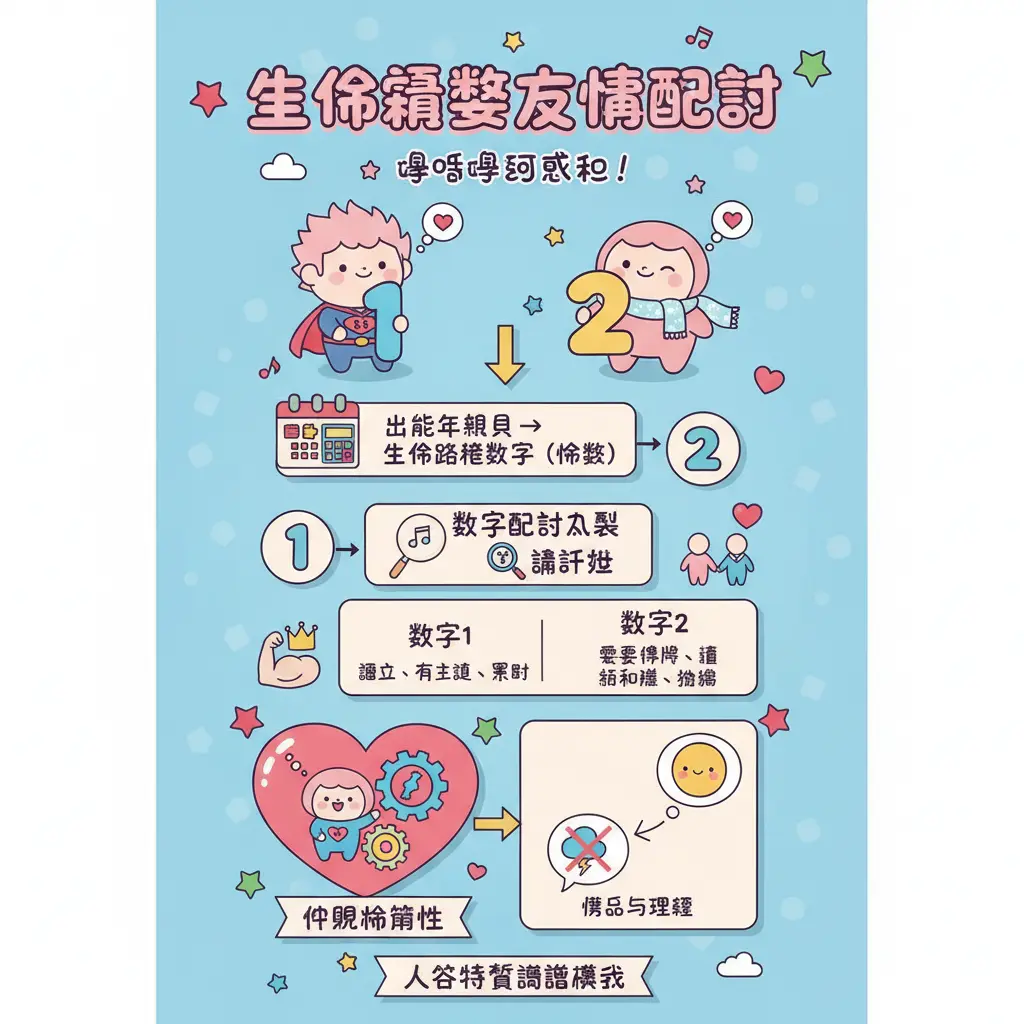 生命靈數配對 - 心理測驗